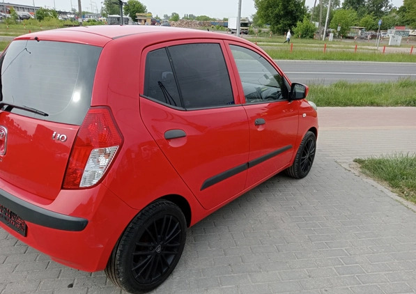 Hyundai i10 cena 11900 przebieg: 130000, rok produkcji 2010 z Łomża małe 211